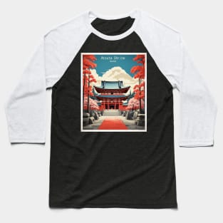 Atsuta Shrine Japan Vintage Poster Tourism Baseball T-Shirt